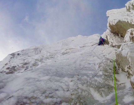 Monia Mena Grand Flambeau - Monia Mena: Grand Flambeau, Monte Bianco. Ezio Marlier, Alberto Corbella, 27/10/2019