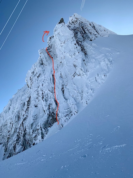 Cuori di ghiaccio Grand Flambeau - Cuori di ghiaccio: Grand Flambeau, Mont Blanc. Ezio Marlier, Sergio Fiorenzano 25/10/2019