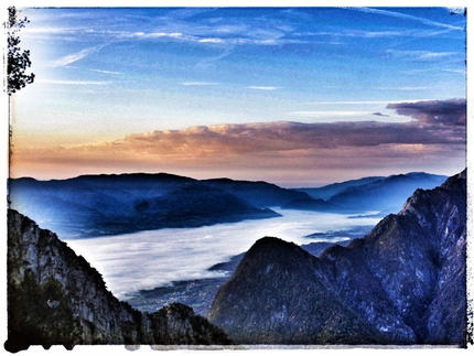 Via dei Camorzieri La Palazza - Via dei Camorzieri: La Palazza, Monti del Sole, Dolomiti Bellunesi