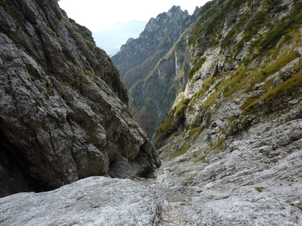 Via dei Camorzieri La Palazza - Via dei Camorzieri: La Palazza, Monti del Sole, Dolomiti Bellunesi