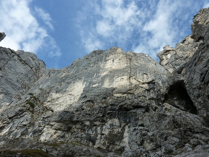 Via dei Camorzieri La Palazza - Via dei Camorzieri: La Palazza, Monti del Sole, Dolomiti Bellunesi