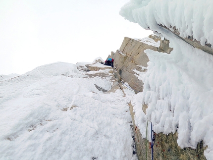 Dihedral Frutti di mare Grand Flambeau - Dihedral Frutti di mare: Grand Flambeau, Monte Bianco. Enrico Bonino, Jon Bracey 01/11/2019