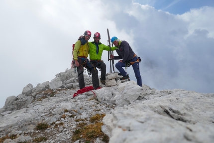 Destràni Campanile Basso - Destràni: Campanile Basso Brenta Dolomites, Alessandro Beber, Gianni Canale, Matteo Faletti