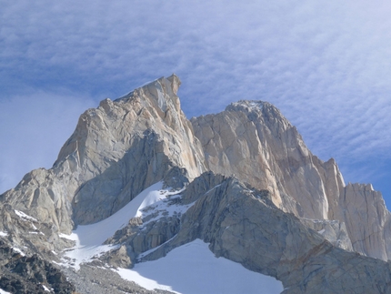 Aguja Guillaumet, Fitz Roy, Patagonia - Aguja Guillaumet e Fitz Roy da Piedra Negra