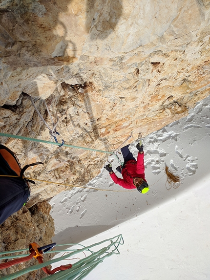 Indusia Altipiano delle Pale Col dei Cantoni - Indusia: Pale di San Martino, Dolomiti, Altipiano delle Pale Col dei Cantoni (Renzo Corona, Flavio Piccinini 07/12/2019)