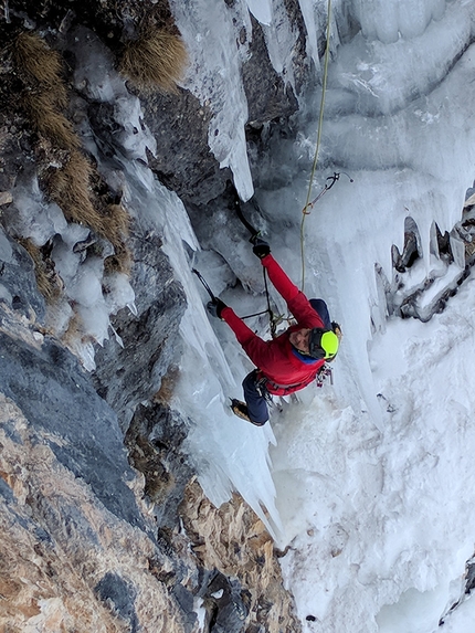 Crostoli Cima della Madonna - Lasta Moia - Crostoli: Lasta Moia Cima della Madonna, Pale di San Martino, Dolomiti (Renzo Corona, Flavio Piccinini 02/01/2020)