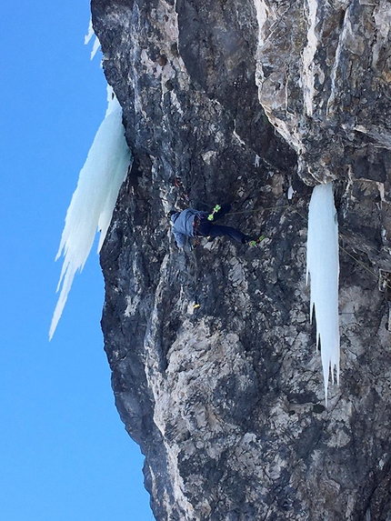 Last day Cima della Madonna - Lasta Moia - Last day: Lasta Moia Cima della Madonna, Pale di San Martino, Dolomiti (Renzo Corona, Flavio Piccinini 31/12/2019)