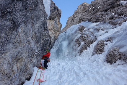 Zsigmondycouloir Cresta Zsigmondy - Cima delle Undici - Zsigmondycouloir: Cresta Zsigmondy, Cima delle Undici, Dolomiti di Sesto (Hannes Egarter, Hannes Pfeifhofer 15/01/2020)