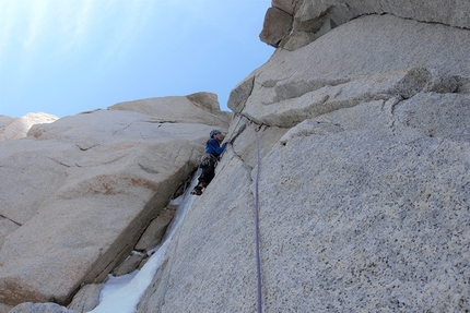 Via del 40° dei Ragni di Lecco Aguja Poincenot - Via del 40° dei Ragni di Lecco: Aguja Poincenot Patagonia. Matteo Bernasconi, Matteo Della Bordella, Matteo Pasquetto 02/2020