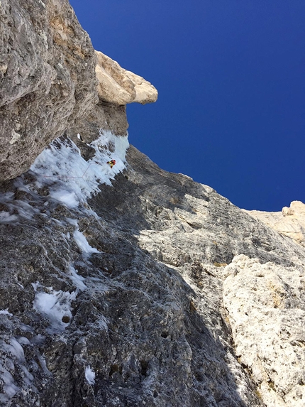 Dim-Ice Catinaccio - Dim-Ice: Catinaccio Dolomiti (Florian Leitner, Thomas Mair 11/01/2020)