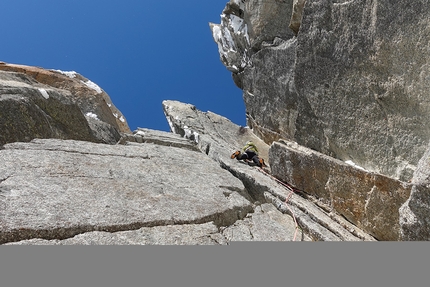 Mystery Aiguille du Plan - Mystery: Aiguille du Plan, Mont Blanc (Ondrej Húserka, Evka Milovská 21-22/02/2020)