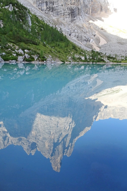 Lago del Sorapis - Dal Passo Tre Croci al Rifugio Vandelli - Lago del Sorapis - Dal Passo Tre Croci al Rifugio Vandelli: Dolomiti