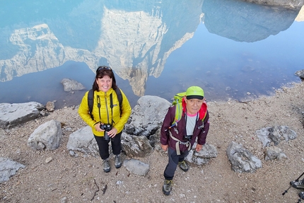 Lago del Sorapis - Dal Passo Tre Croci al Rifugio Vandelli - Lago del Sorapis - Dal Passo Tre Croci al Rifugio Vandelli: Dolomiti