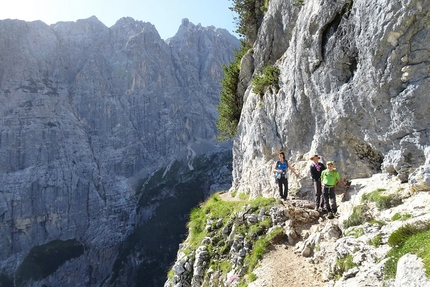 Lago del Sorapis - Dal Passo Tre Croci al Rifugio Vandelli - Lago del Sorapis - Dal Passo Tre Croci al Rifugio Vandelli: Dolomiti