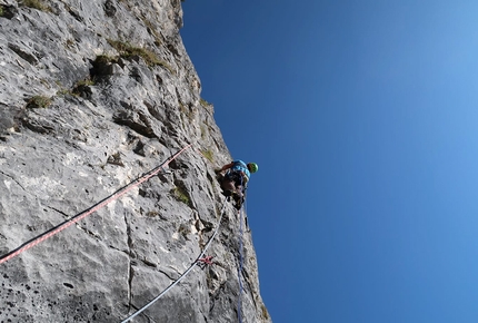 Via Andrea Concini Pala de Socorda - Rosengarten - Via Andrea Concini: Pala de Socorda - Rosengarten, Dolomites