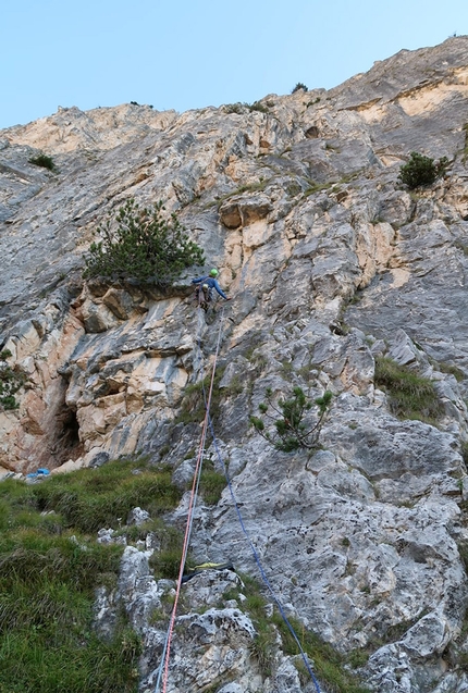 Via Andrea Concini Pala de Socorda - Rosengarten - Via Andrea Concini: Pala de Socorda - Rosengarten, Dolomites