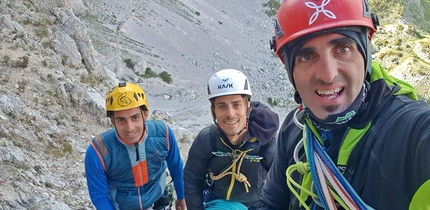 Covid Line Scoglio della Sassetelli - Covid Line: Scoglio della Sassetelli (Monte Terminillo) Appennino Centrale, Pino Calandrella, Giulio Longhi, Emiliano Palla