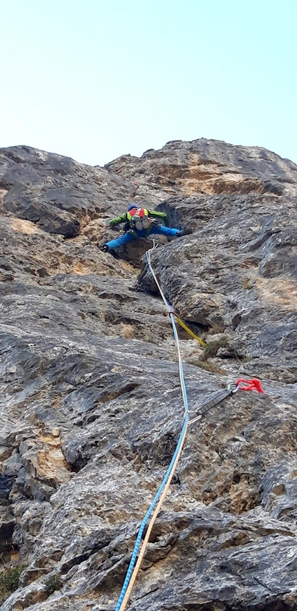 Gioia è Rivoluzione Mur de Prà da Ri - Gioia è Rivoluzione: Vallunga, Dolomiti. L5