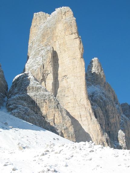 Spigolo Giallo Cima Piccola di Lavaredo - Spigolo Giallo: Cima Piccola, Dolomiti
