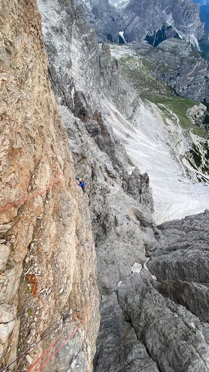 DNA Croda degli Alpini / Cima Ovest di Lavaredo - DNA: Croda degli Alpini, Cima Ovest delle Tre Cime di Lavaredo, Dolomites - Simon Gietl, Andrea Oberbacher