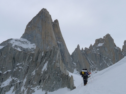 Fitz Roy, Patagonia - Verso il Paso Superior