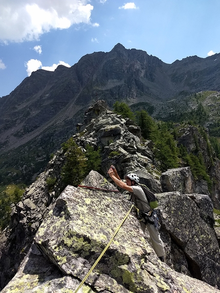 Viaggio Panoramico Cima Pourset - Viaggio Panoramico: cresta finale, Cima Pourset, Valle dell'Orco