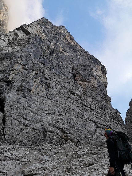 Via Minorata e Minorenne Rocchetta Alta di Bosconero - Pala del Rifugio - Via Minorata e Minorenne: Rocchetta Alta di Bosconero, Dolomiti