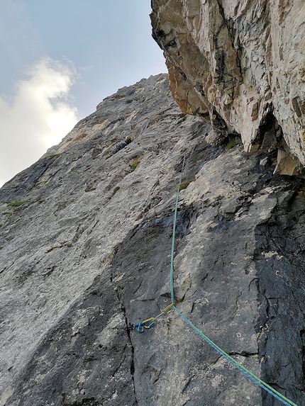 Via Minorata e Minorenne Rocchetta Alta di Bosconero - Pala del Rifugio - Via Minorata e Minorenne: Rocchetta Alta di Bosconero, Dolomiti