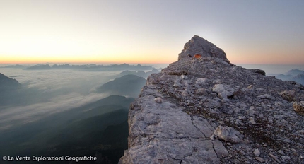 Dinosaur track discovered on Mount Pelmo, Dolomites