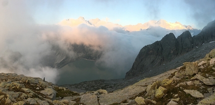 Spettro di Brocken Roda Val della Neve - Spettro di Brocken: Pizzo Val della Neve, Val Bregaglia