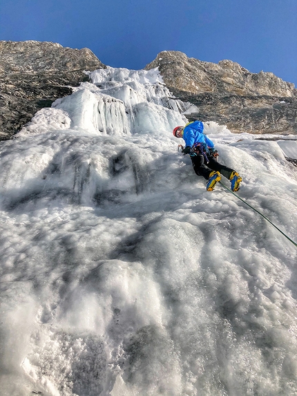 Cascata Toboga Pala delle Masenade - Cascata Toboga: Pala delle Masenade, Moiazza, Dolomiti (Giorgia Felicetti, Federico Dell’Antone)