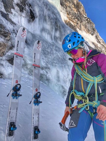 Cascata Toboga Pala delle Masenade - Cascata Toboga: Pala delle Masenade, Moiazza, Dolomites (Giorgia Felicetti, Federico Dell’Antone)