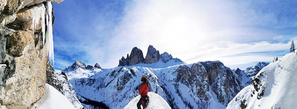 Last Minute Val Rienza - Last Minute: Val Rienza, Tre Cime di Lavaredo, Dolomiti (Manuel Baumgartner, Martin Baumgartner 30/01/2021)