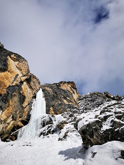 Eisradius Rienztal - Eisradius: Val Rienza, Drei Zinnen, Dolomites (Manuel Baumgartner, Martin Baumgartner 29/01/2021)