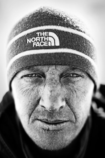 Denis Urubko - Denis Urubko immediately after the first winter ascent of Gasherbrum II