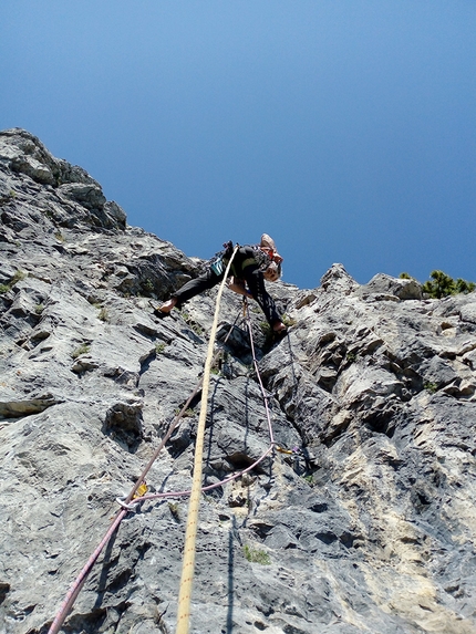 Il buio oltre la siepe Torrione Palma - Il buio oltre la siepe: Torrione Palma, Grigne / Grigna Meridionale. L5