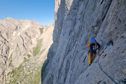 Don Quixote Marmolada d'Ombretta - Don Quixote: Marmolada, Dolomiti. Sara Mastel © Carlo Cosi