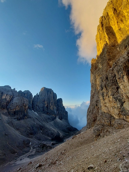 Fiaba della Sera Pala di San Martino - Fiaba della Sera: Pala di San Martino, Dolomiti (Alessandro Baù, Alessandro Beber 09/2021)