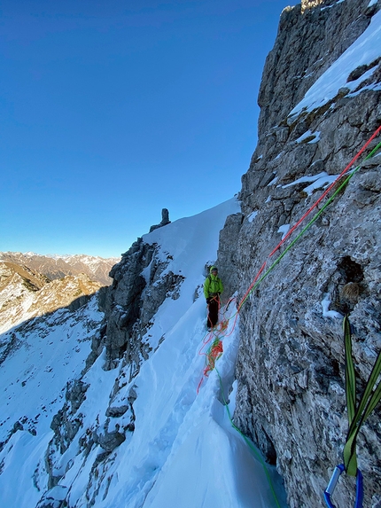 Grønn Zucco Barbisino - Grønn: Zucco Barbisino (Alpi Orobie): le soste alte si fanno più fantasiose