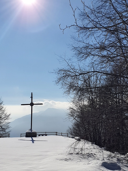 Le nonne volanti Monte Pubel - Croce di San Francesco - Le nonne volanti: Monte Pubel, Valsugana