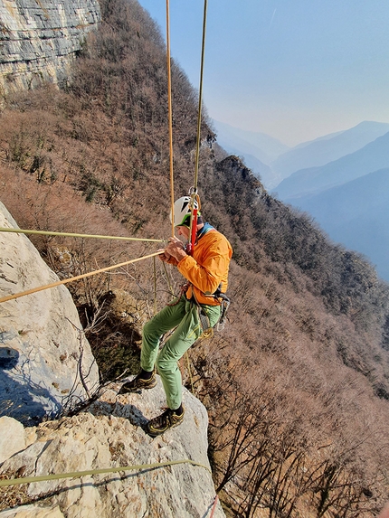 Le nonne volanti Monte Pubel - Croce di San Francesco - Le nonne volanti: Monte Pubel, Valsugana