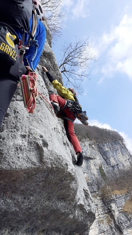 Le nonne volanti Monte Pubel - Croce di San Francesco - Le nonne volanti: Monte Pubel, Valsugana