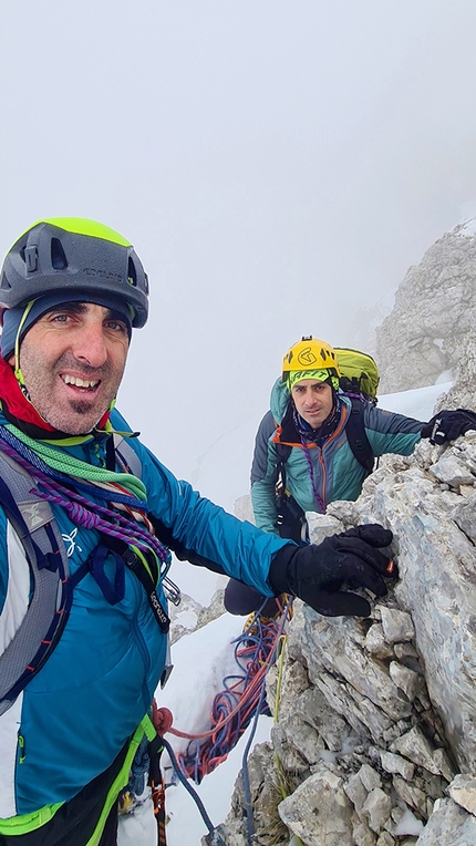 Panta Rei Cima Vall’Organo - Panta Rei: Cima Vall’Organo, Appennino. Pino Calandrella sx, Emiliano Palla dx