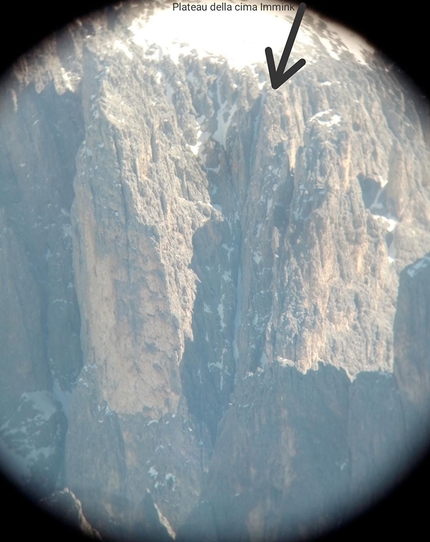 Scivolo del Riky Cima Immink - Scivolo del Riky: Cima Immink, Pale di San Martino