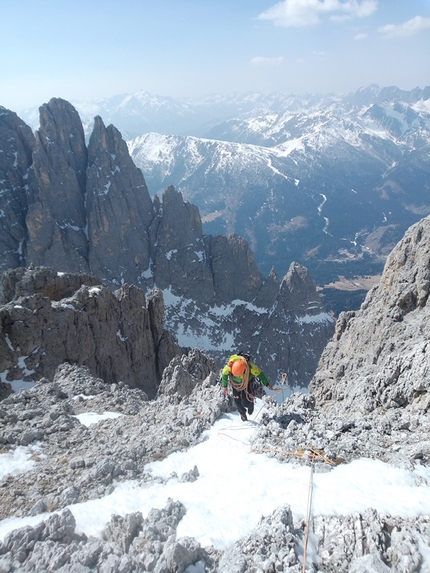 Scivolo del Riky Cima Immink - Scivolo del Riky: Cima Immink, Pale di San Martino