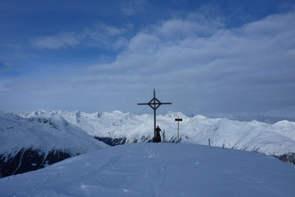 Scialpinismo Alti Tauri, Austria - Langschneid (2688m): la cima
