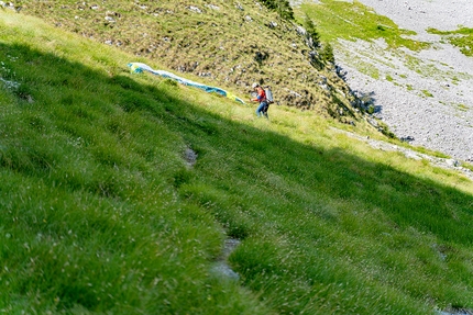 Stairway to Heaven Dosso Guarda - Cima Bacchetta - Concarena - Stairway to Heaven: Dosso Guarda, Cima Bacchetta, Concarena (Val Baione - Valle Camonica) - Leo Gheza, Angelo Contessi 06/2022 © Federico Tomasoni