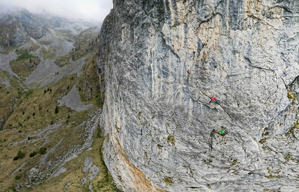 Stairway to Heaven Dosso Guarda - Cima Bacchetta - Concarena - Stairway to Heaven: Dosso Guarda, Cima Bacchetta, Concarena (Val Baione - Valle Camonica) - Leo Gheza, Angelo Contessi 06/2022 © Federico Tomasoni