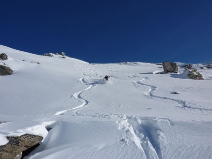 Scialpinismo Alti Tauri, Austria - Hochgasser (2922m): la discesa