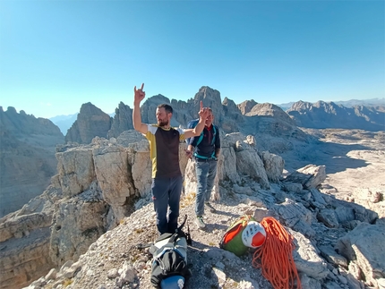 Caput Mundi Cima Roma - Caput Mundi: Cima Roma, Brenta Dolomites (Alessandro Beber, Alberto Fedrizzi, Matteo Pavana 2022)